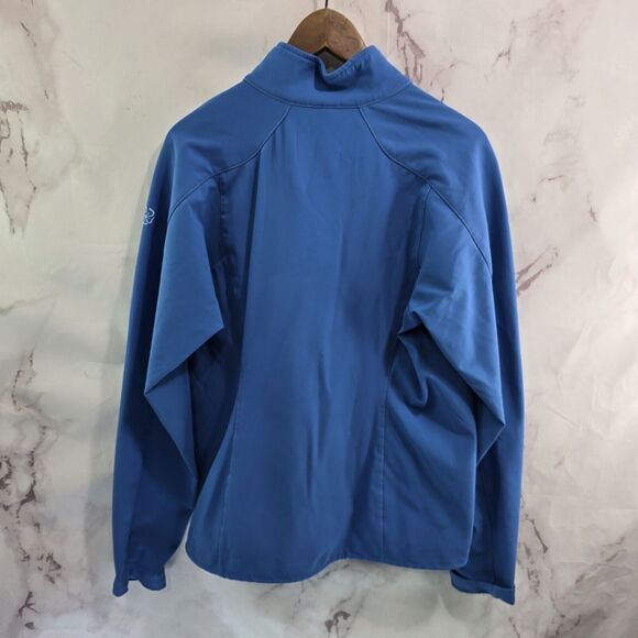 Outdoor Research Jacket Womens Large Blue Zip Softshell Windstopper Gore Wind - Picture 4 of 10